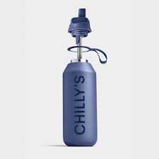 Chillys Bottle Series 2 Flip 500ml Reusable Bottle Whale Blue