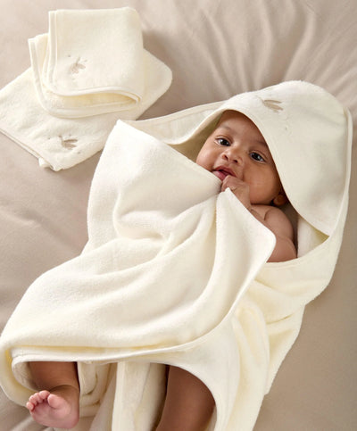 Mamas & Papas Baby Towelling Set (3 Pack) - Welcome to the World Duckling 5601RE400