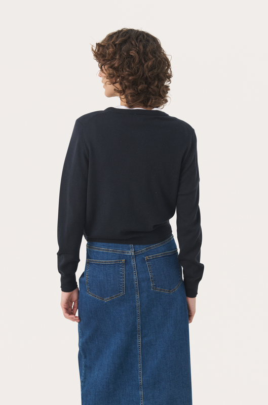 Part Two Ladies NoelaniPW Cardigan In Dark Navy, Noelani