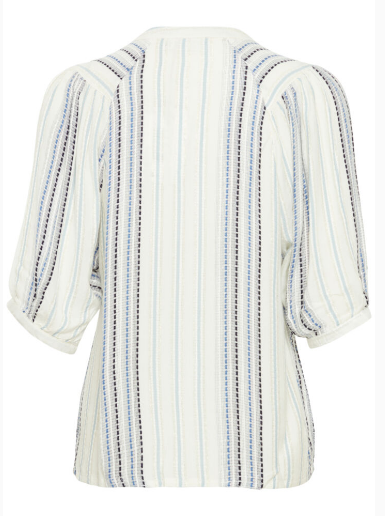 Pulz Ladies Shirt PZEliza in Blue Striped, Eliza