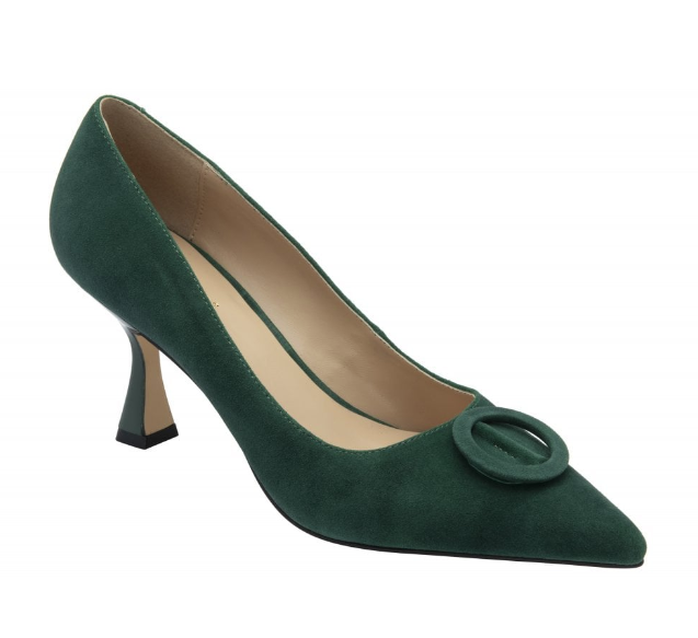 Lotus Ladies Court Shoe ULS600 Emerald Suede
