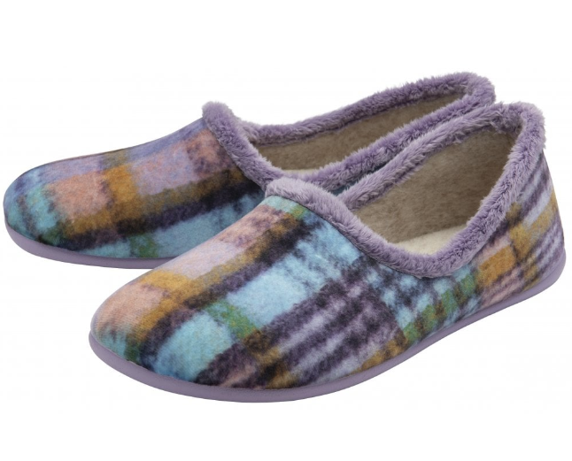 Lotus Ladies Slippers Ernestina in Lilac Multi