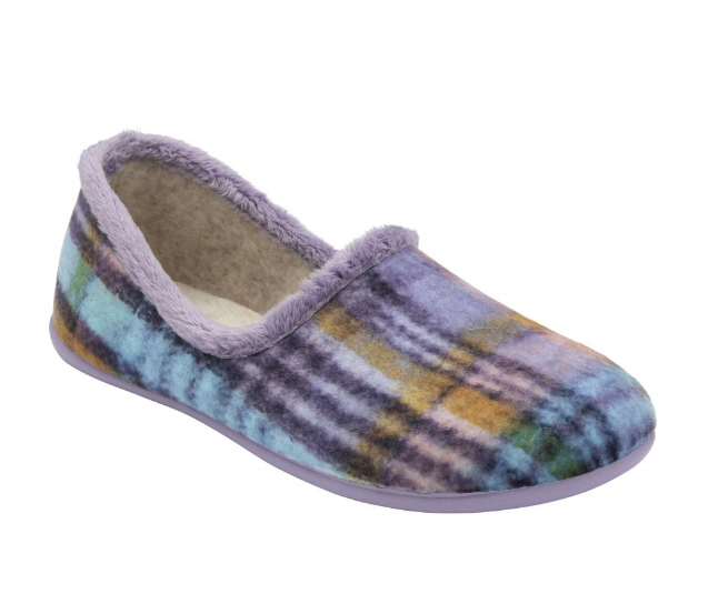 Lotus Ladies Slippers Ernestina in Lilac Multi