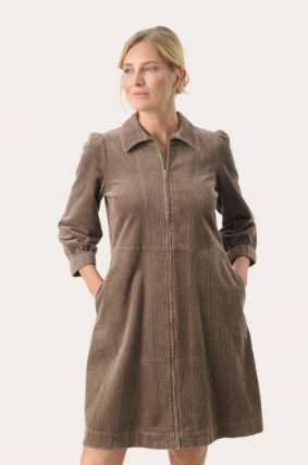 Part Two Ladies Dress EyvorsPW in Walnut, Eyvors Cord