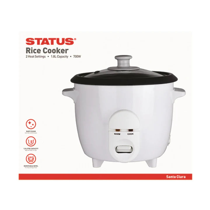 Status WHITE 1.8L RICE COOKER