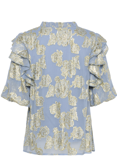 Culture Ladies Cufloi blouse In Forever Blue, Floi