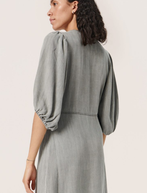 Soaked In Luxury Ladies Dress SLFriday in Light Grey Denim, Friday