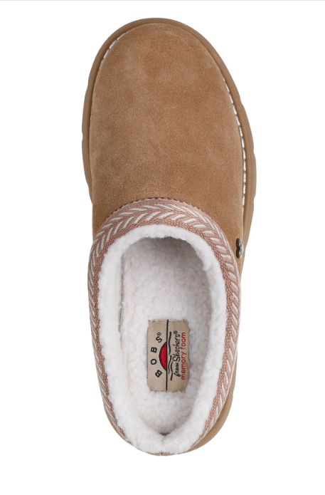 Skechers Ladies Slippers Keepsakes Lite Fuzzy Dreams in chestnutt
