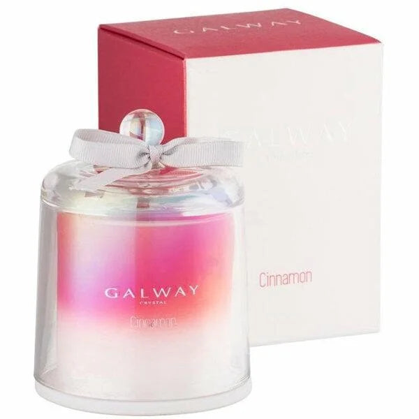 Galway Crystal Cinnamon Scented Bell Jar Candle