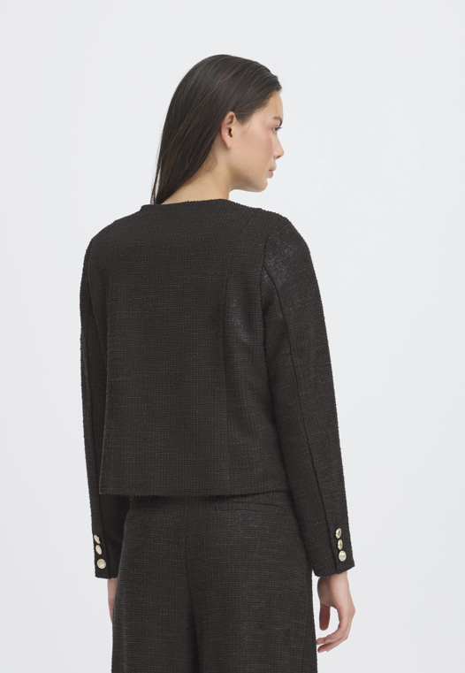 Ichi Ladies IHKate Gleam Jacket in Black, Kate