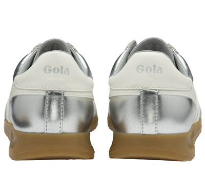 Gola Ladies Torpedo Glimmer Trainner CLB742 Silver/ Off White