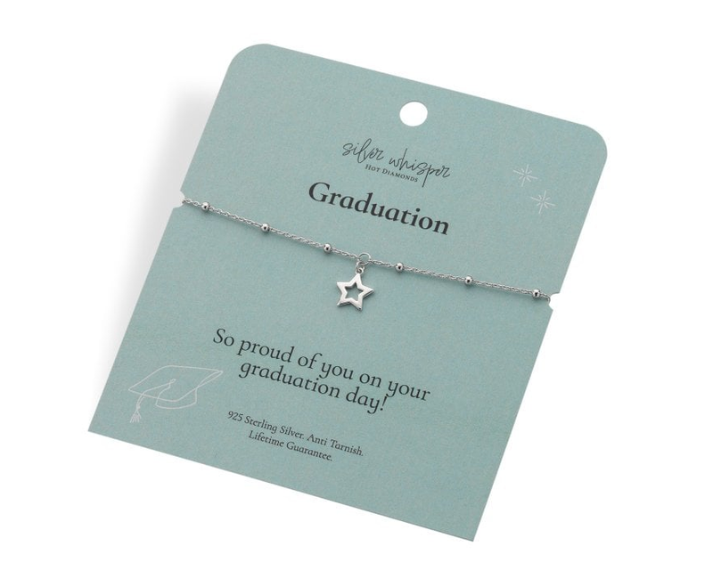 Hot Diamonds Silver Whisper Graduation Bracelet