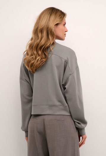 Culture Ladies Sweatshirt CUAle Chabrina in Steel Gray, Ale