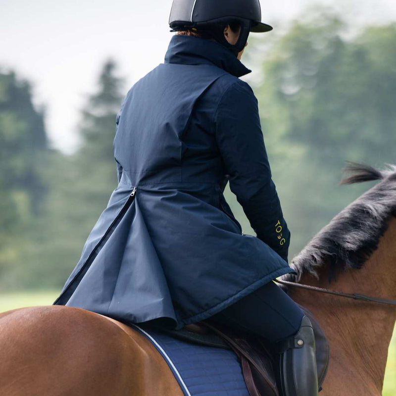 toggi Griffiths Long Riding Coat NAVY