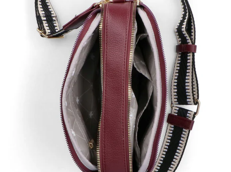 Rieker Ladies Combination Cross body Handbag H1029-30 in Red