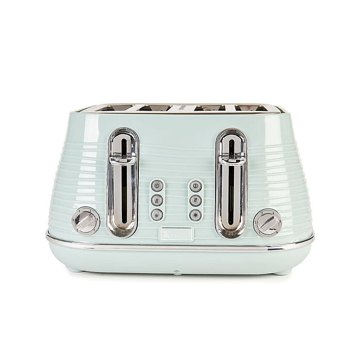 Haden Devon Eucalyptus 4 Slice Toaster - 6 Browning Settings, Wide Slots - 1630W