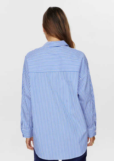 Numph Ladies Nuhailey Shirt in Regatta, Hailey Blouse