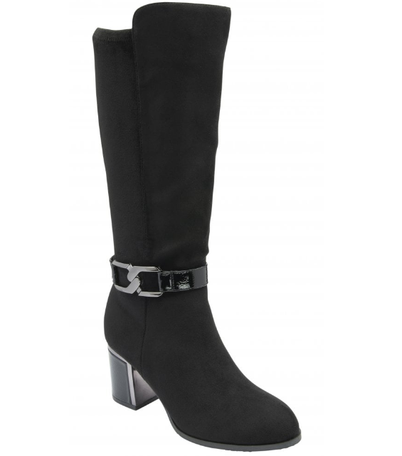 Lotus Ladies Knee High Boots Harwin ULB453 Black