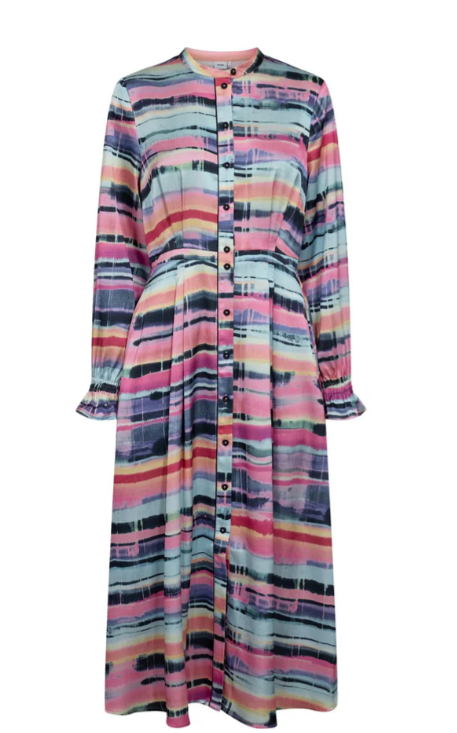 Numph Ladies Dress NUHayes in Magenta, Hayes Shirt Dress