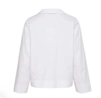 In Wear Ladies Cropped Shirt HelveIW, in Pure White, Helve