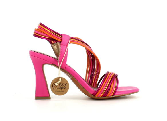 Marco Tozzi Ladies High Heel Open Sandal 28346-42 Hot Pink Combination