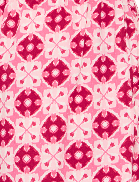 Ichi Ladies Ihvera Top In Bright Rose