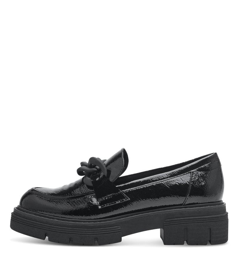 Marco Tozzi Womens 24705-41 Loafer- Black Patent