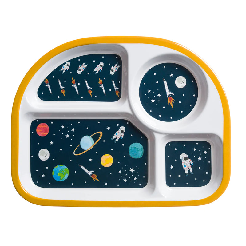 Sophie Allport Space Childrens Melamine Divider Plate