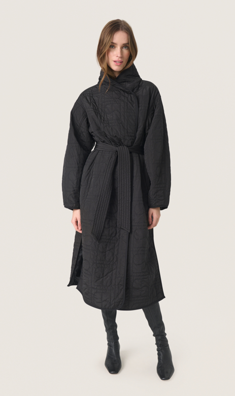 Soaked in Luxury Ladies Coat SLJackline Umina Coat, in Black