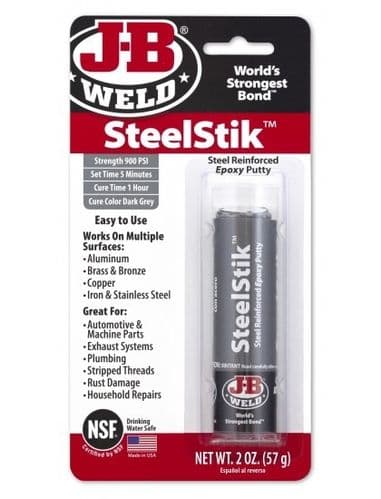 JB Weld SteelStik Epoxy Putty Stick - 57g
