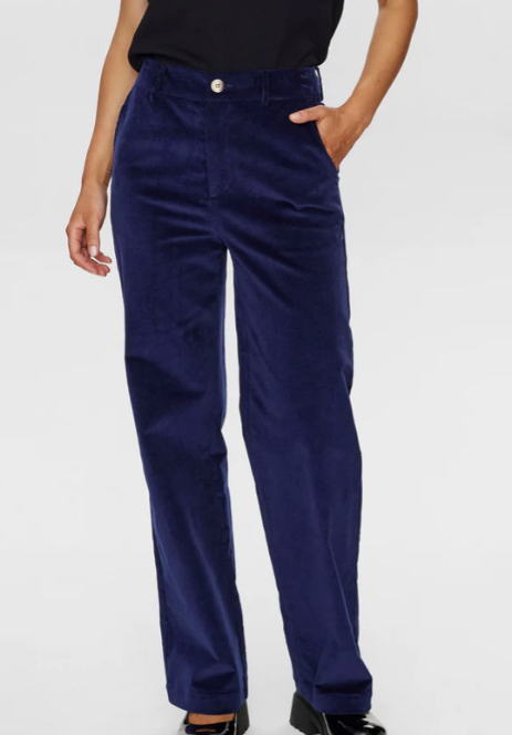 Numph Ladies Nujoanna Pants Dress Blue