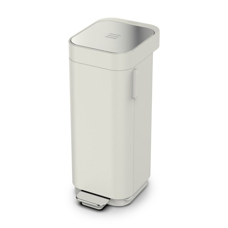 Joseph Joseph 30123 GREY Porta 40L Easy-empty Grey Pedal Bin