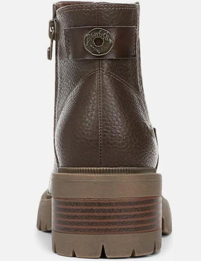 Blowfish Malibu Ladies Ankle Boot Joy in Dark Brown Tumbled