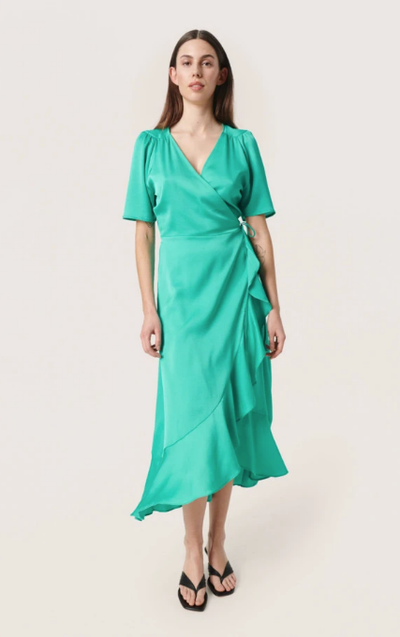 Soaked In Luxury Womens SLKarven Dress - Sea Green
