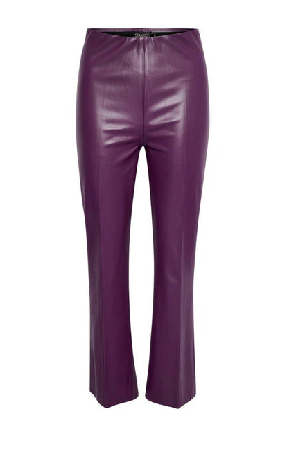 Soaked In Luxury Ladies Kaylee Kickflare Trousers in Hortensia, SLKaylee Pants