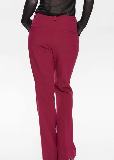 Numph Ladies NURONJA KENDALL PANT Beet Red, Ronja Trousers