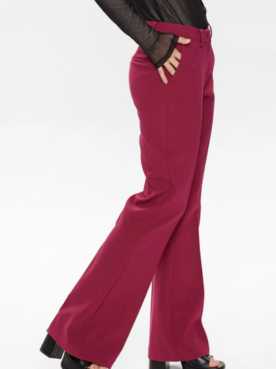 Numph Ladies NURONJA KENDALL PANT Beet Red, Ronja Trousers