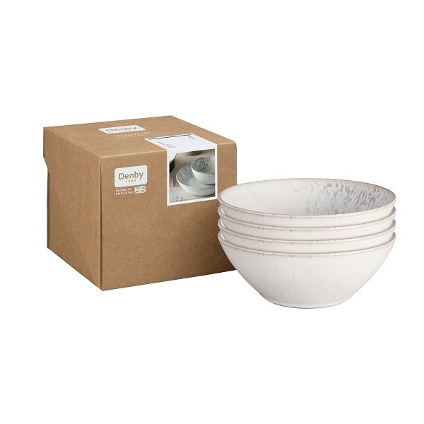 Denby Kiln Set Of 4 Cereal Bowls