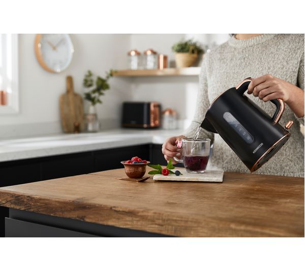 Kenwood Abbey Lux ZJP05CODG Jug Kettle - Dark Grey & Rose Gold