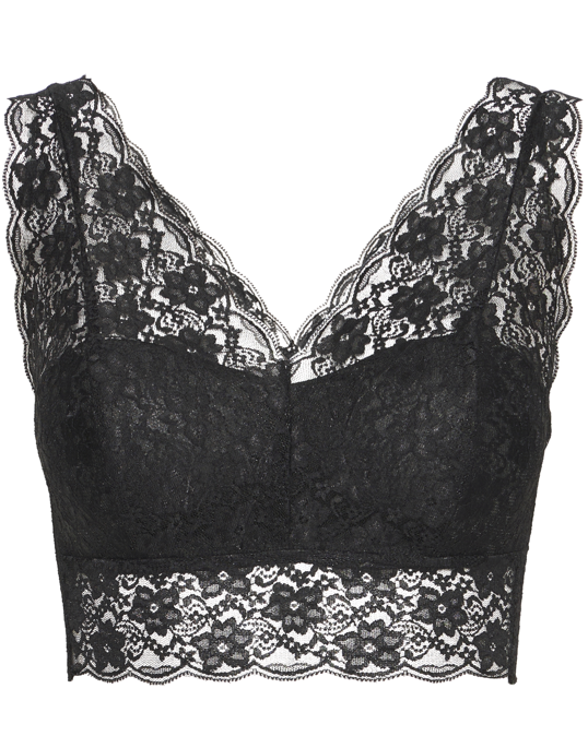 Ichi Ladies IALarisa Crop TOP in Black, Larisa