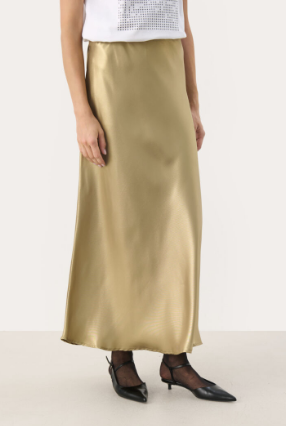 Part Two Ladies Skirt LaurinasPW in Gold Metalic, Laurinas