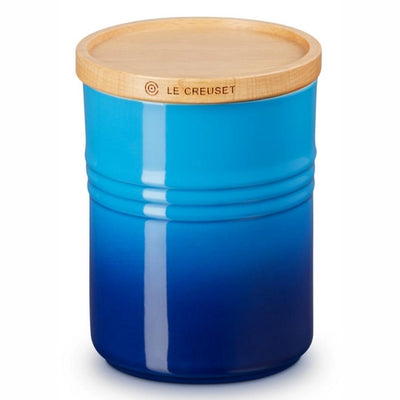 Le Creuset Storage Jar Le Creuset With Lid Azure 10cm