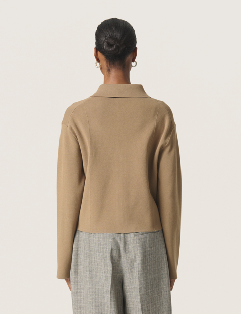 Soaked in Luxury Ladies Zipped Cardigan SLLidya in Elmwood, Lidya