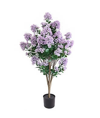 Wonderleaf Artificial Purple Lilac in Pot 90cm, Outdoors 5 Year UV Guarantee