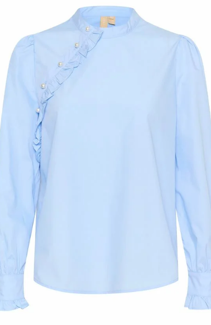 Culture Ladies CUlio Iris Blouse 50110947 Cashmere Blue, Lio