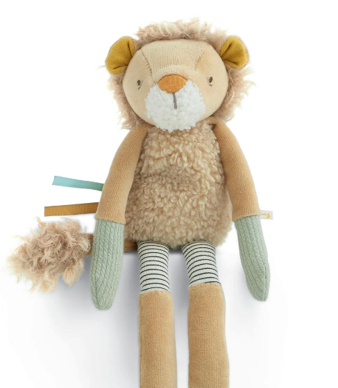 Mamas & Papas Lenny lion Activity Toy Beanie BTBW