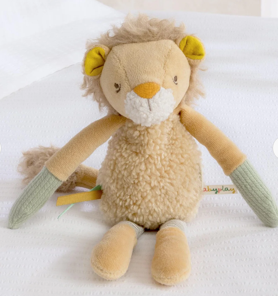 Mamas & Papas Lenny lion Activity Toy Beanie BTBW