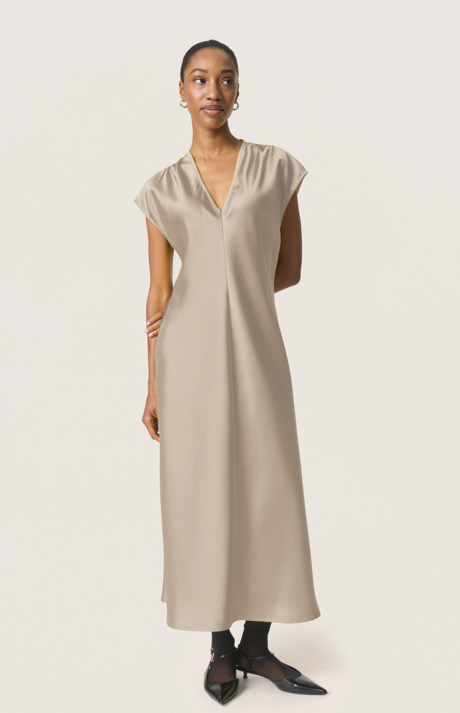 Soaked in Luxury Ladies Midi Dress SLLiva in Ancient Scroll, Liva