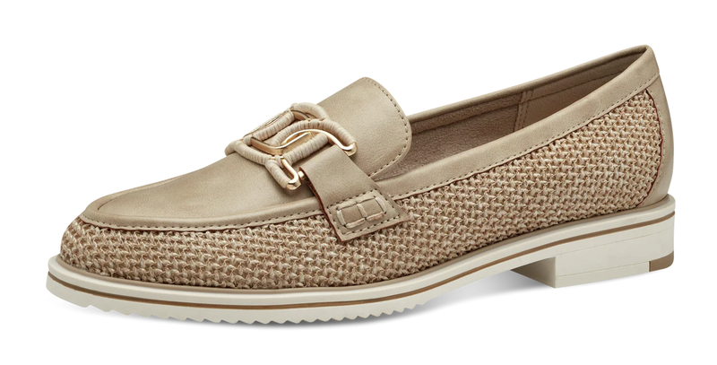 Marco Tozzi Ladies Loafer 24711-44 in Dune Combination