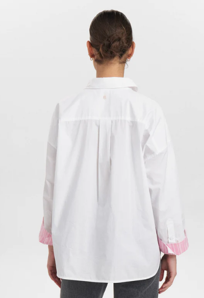 Numph Ladies NuEloise Shirt In Bright White